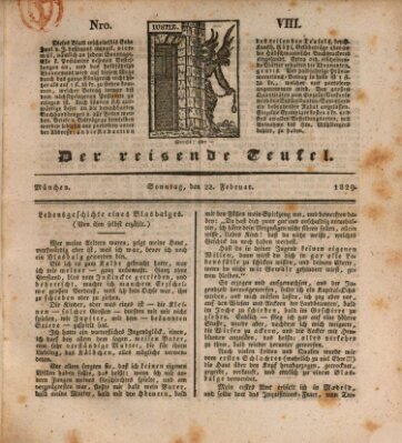 Der reisende Teufel (Der Hofnarr) Sonntag 22. Februar 1829