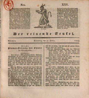 Der reisende Teufel (Der Hofnarr) Sonntag 21. Juni 1829