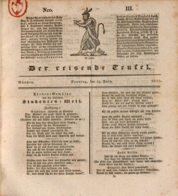 Der reisende Teufel (Der Hofnarr) Sonntag 19. Juli 1829