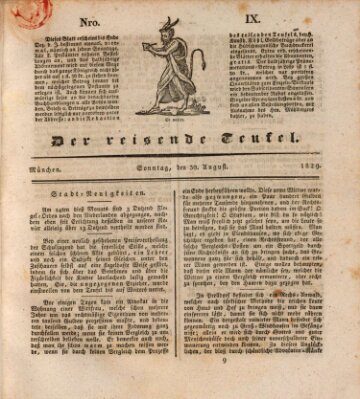 Der reisende Teufel (Der Hofnarr) Sonntag 30. August 1829