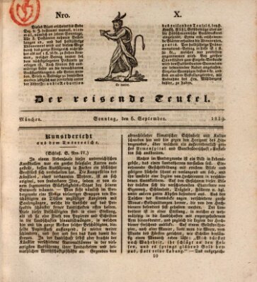 Der reisende Teufel (Der Hofnarr) Sonntag 6. September 1829