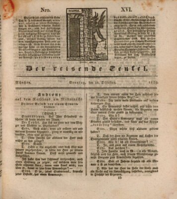 Der reisende Teufel (Der Hofnarr) Sonntag 18. Oktober 1829