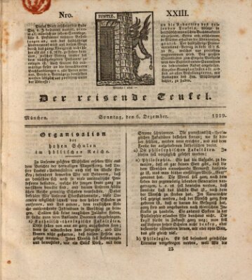 Der reisende Teufel (Der Hofnarr) Sonntag 6. Dezember 1829