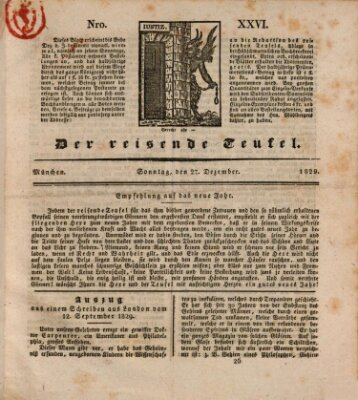 Der reisende Teufel (Der Hofnarr) Sonntag 27. Dezember 1829