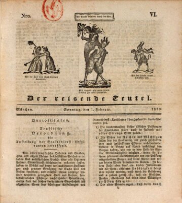 Der reisende Teufel (Der Hofnarr) Sonntag 7. Februar 1830