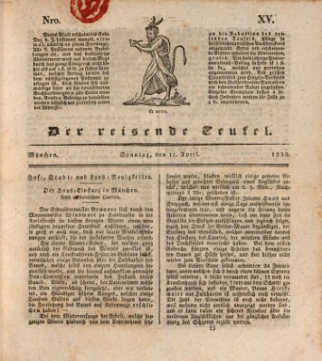 Der reisende Teufel (Der Hofnarr) Sonntag 11. April 1830