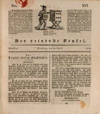 Der reisende Teufel (Der Hofnarr) Sonntag 18. April 1830