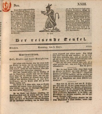 Der reisende Teufel (Der Hofnarr) Sonntag 6. Juni 1830