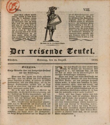 Der reisende Teufel (Der Hofnarr) Sonntag 22. August 1830