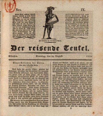 Der reisende Teufel (Der Hofnarr) Sonntag 29. August 1830