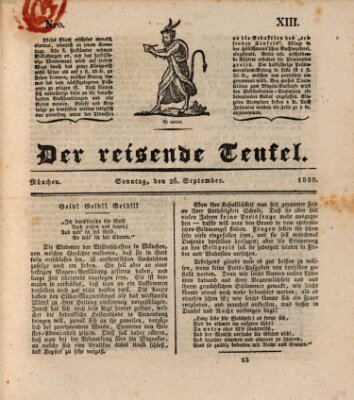 Der reisende Teufel (Der Hofnarr) Sonntag 26. September 1830