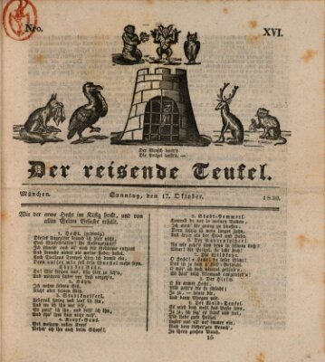 Der reisende Teufel (Der Hofnarr) Sonntag 17. Oktober 1830