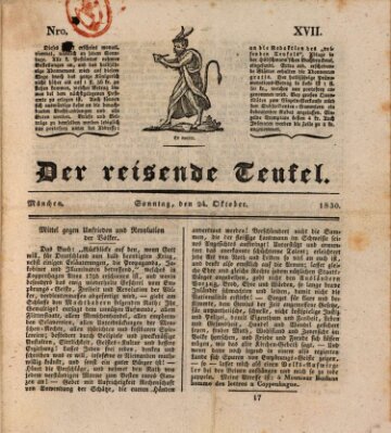 Der reisende Teufel (Der Hofnarr) Sonntag 24. Oktober 1830