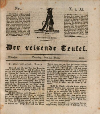 Der reisende Teufel (Der Hofnarr) Sonntag 13. März 1831