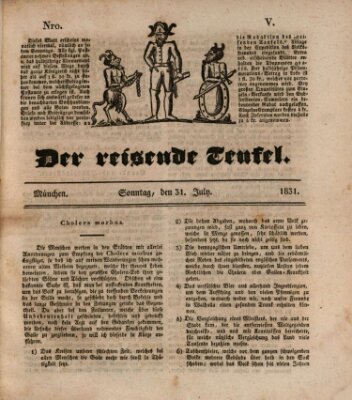 Der reisende Teufel (Der Hofnarr) Sonntag 31. Juli 1831