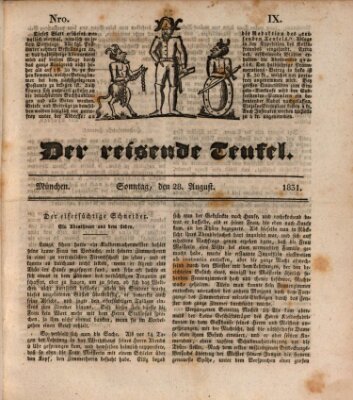 Der reisende Teufel (Der Hofnarr) Sonntag 28. August 1831