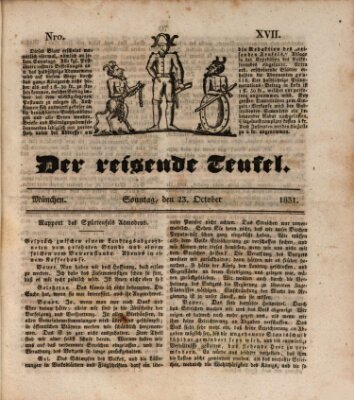 Der reisende Teufel (Der Hofnarr) Sonntag 23. Oktober 1831