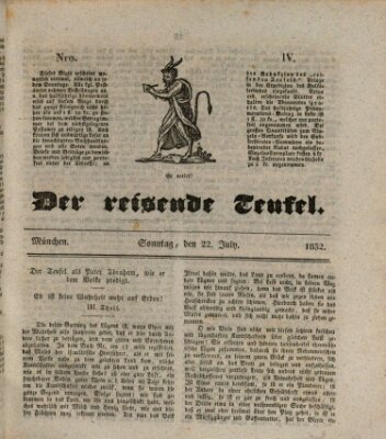 Der reisende Teufel (Der Hofnarr) Sonntag 22. Juli 1832