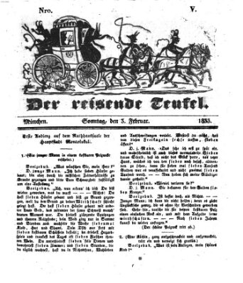 Der reisende Teufel (Der Hofnarr) Sonntag 3. Februar 1833