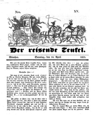 Der reisende Teufel (Der Hofnarr) Sonntag 14. April 1833