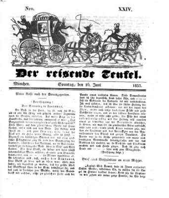 Der reisende Teufel (Der Hofnarr) Sonntag 16. Juni 1833