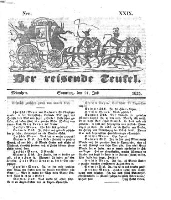 Der reisende Teufel (Der Hofnarr) Sonntag 21. Juli 1833