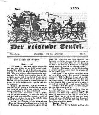 Der reisende Teufel (Der Hofnarr) Sonntag 13. Oktober 1833