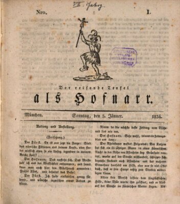 Der Hofnarr Sonntag 5. Januar 1834