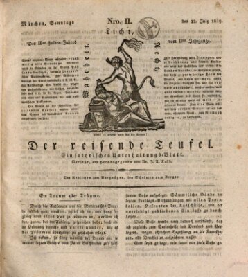 Der reisende Teufel Sonntag 12. Juli 1829