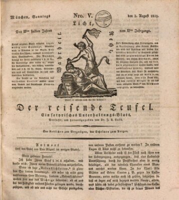 Der reisende Teufel Sonntag 2. August 1829