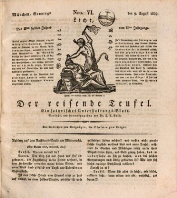 Der reisende Teufel Sonntag 9. August 1829