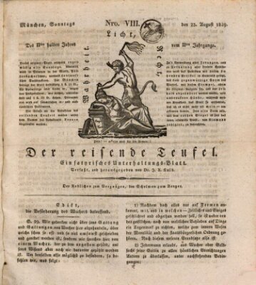 Der reisende Teufel Sonntag 23. August 1829