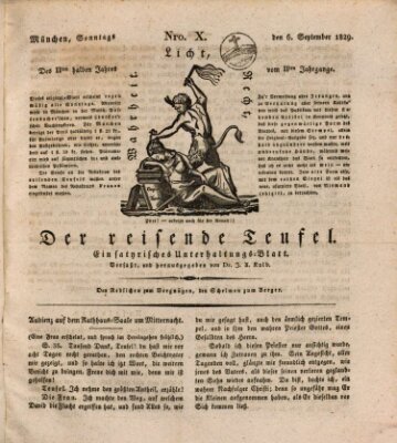 Der reisende Teufel Sonntag 6. September 1829