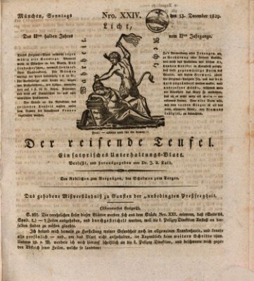 Der reisende Teufel Sonntag 13. Dezember 1829