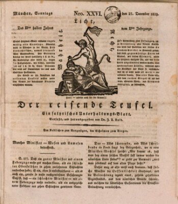 Der reisende Teufel Sonntag 27. Dezember 1829