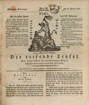 Der reisende Teufel Sonntag 10. Januar 1830