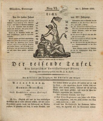 Der reisende Teufel Sonntag 7. Februar 1830