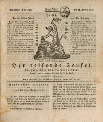 Der reisende Teufel Sonntag 21. Februar 1830