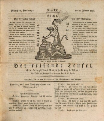 Der reisende Teufel Sonntag 28. Februar 1830