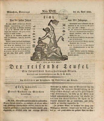 Der reisende Teufel Sonntag 25. April 1830