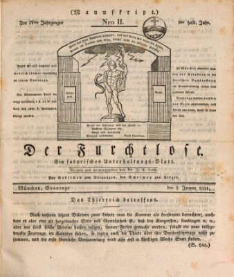 Der furchtlose Bayer (Der reisende Teufel) Sonntag 9. Januar 1831