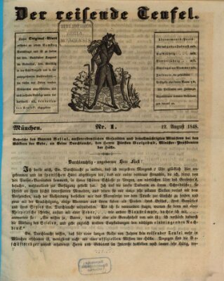 Der reisende Teufel (Der Revolutions-Teufel oder Vorwärtsmarsch!) Samstag 12. August 1848