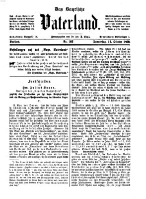 Das bayerische Vaterland Donnerstag 14. Oktober 1869