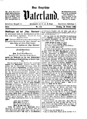 Das bayerische Vaterland Dienstag 19. Oktober 1869