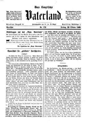 Das bayerische Vaterland Freitag 29. Oktober 1869