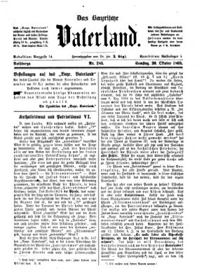 Das bayerische Vaterland Samstag 30. Oktober 1869