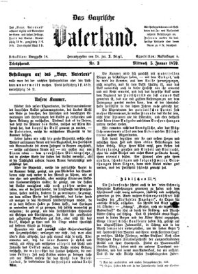 Das bayerische Vaterland Mittwoch 5. Januar 1870