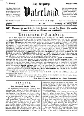 Das bayerische Vaterland Samstag 19. März 1870