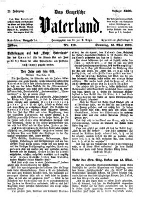 Das bayerische Vaterland Sonntag 15. Mai 1870