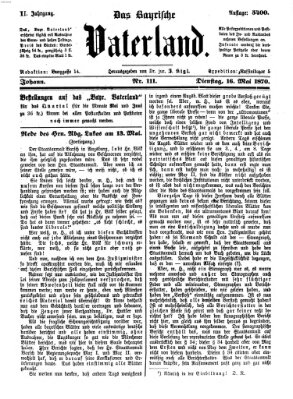 Das bayerische Vaterland Montag 16. Mai 1870